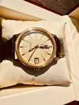 Złota Omega Constellation Electronic Chronometer f300Hz
