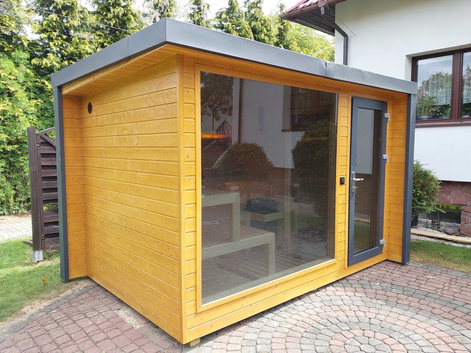 Sauna Ogrodowa z Przedsionkiem 3,5 m x 2,2 m