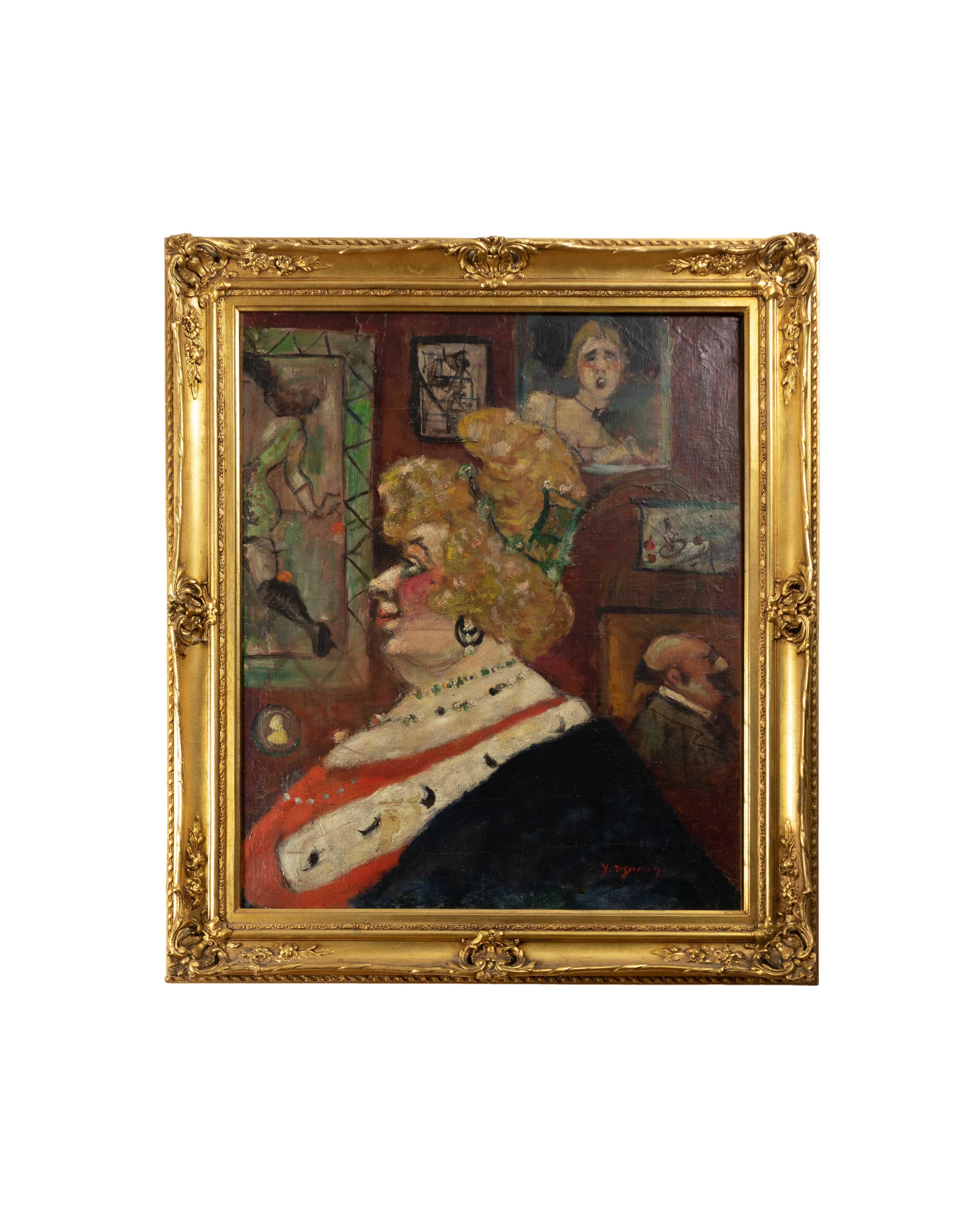 Pintura mulher Daguerre século XIX | Impressionismo