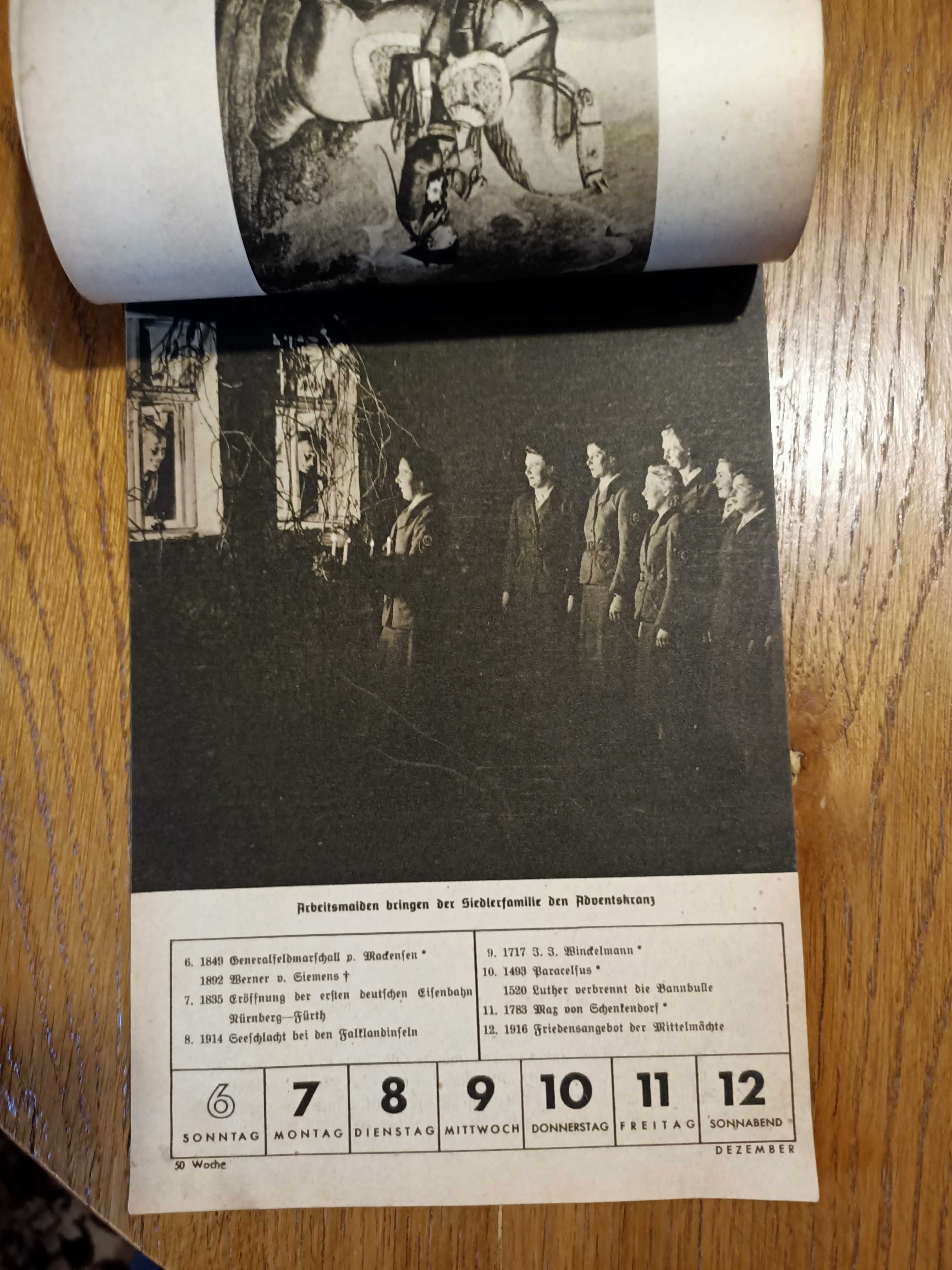 Kalendarz niemiecki z 1942r część