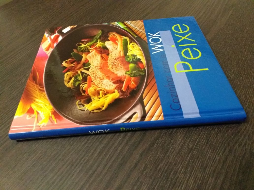 NOVO,Cozinhar com o wok peixe,não manuseado,envio ctt