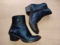 Кожаные мегакомфортные ботинки женские Art 39р (стелька 25,5)