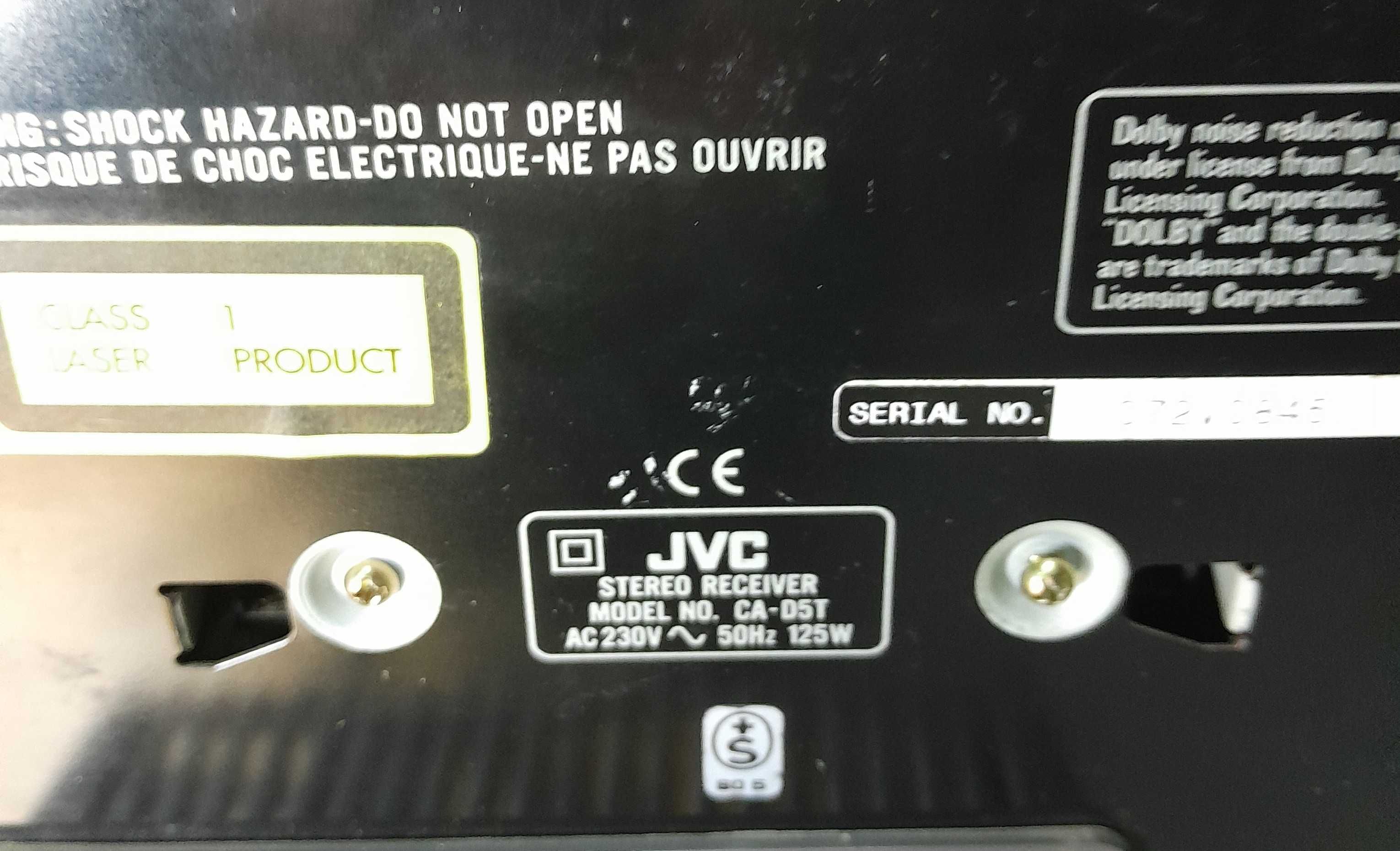 Aparelhagem JVC CA-D5T