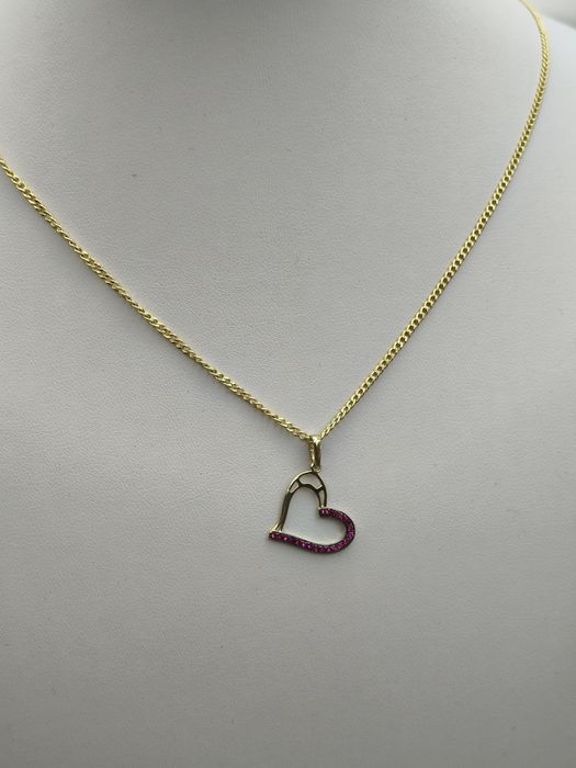 Złota Zawieszka Serce Pr.585 Nowa Zapraszamy