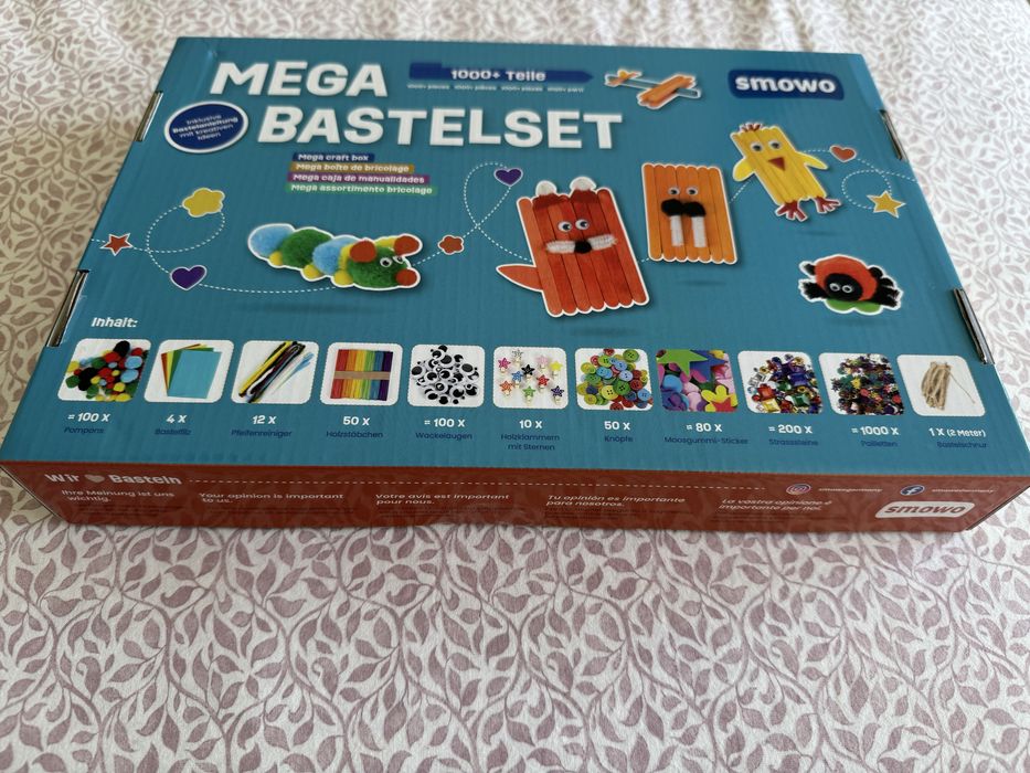 Caixa de artes para trabalhos manuais