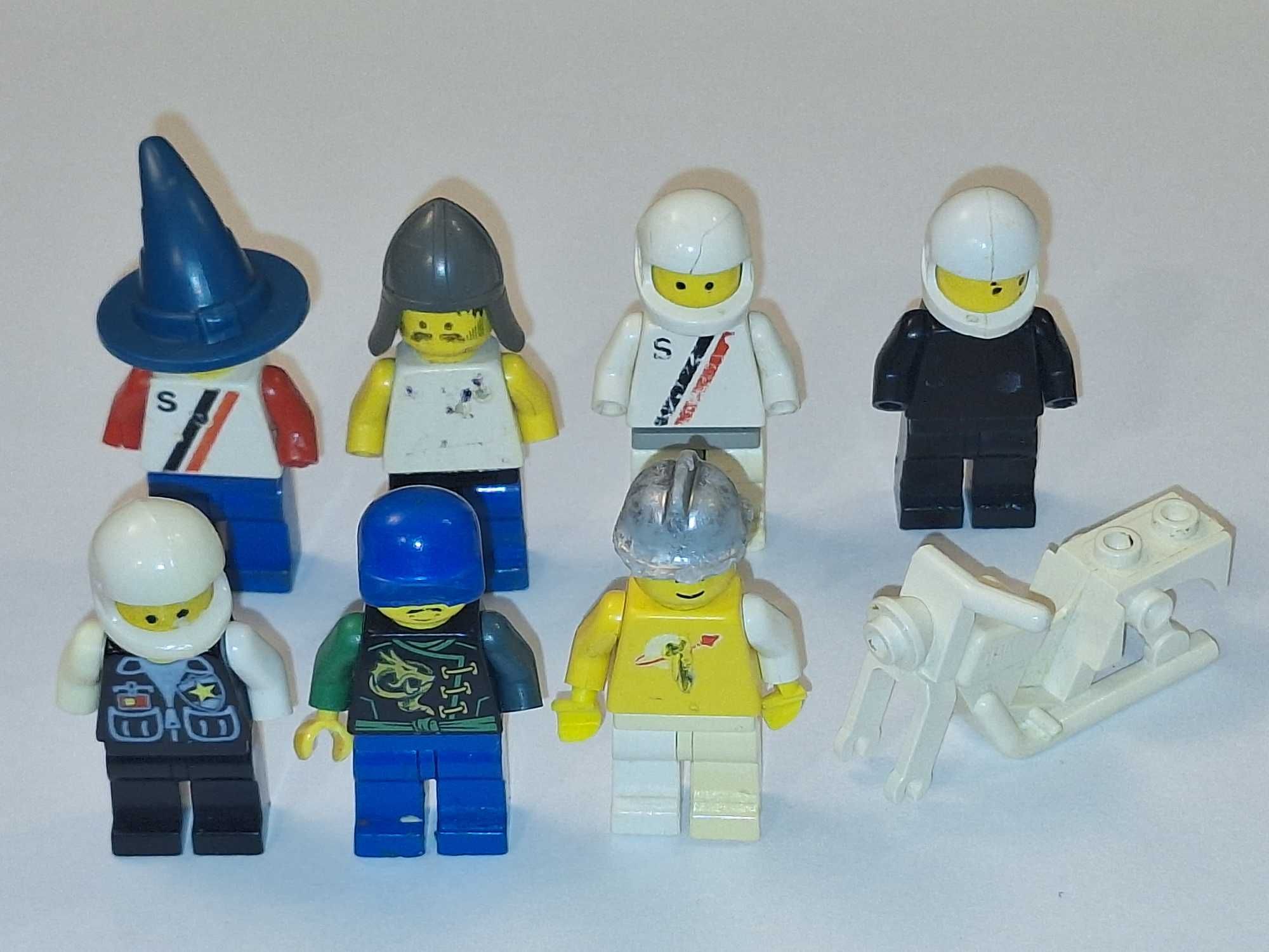 Lego figurki 8 szt - mocno uszkodzone .(C)