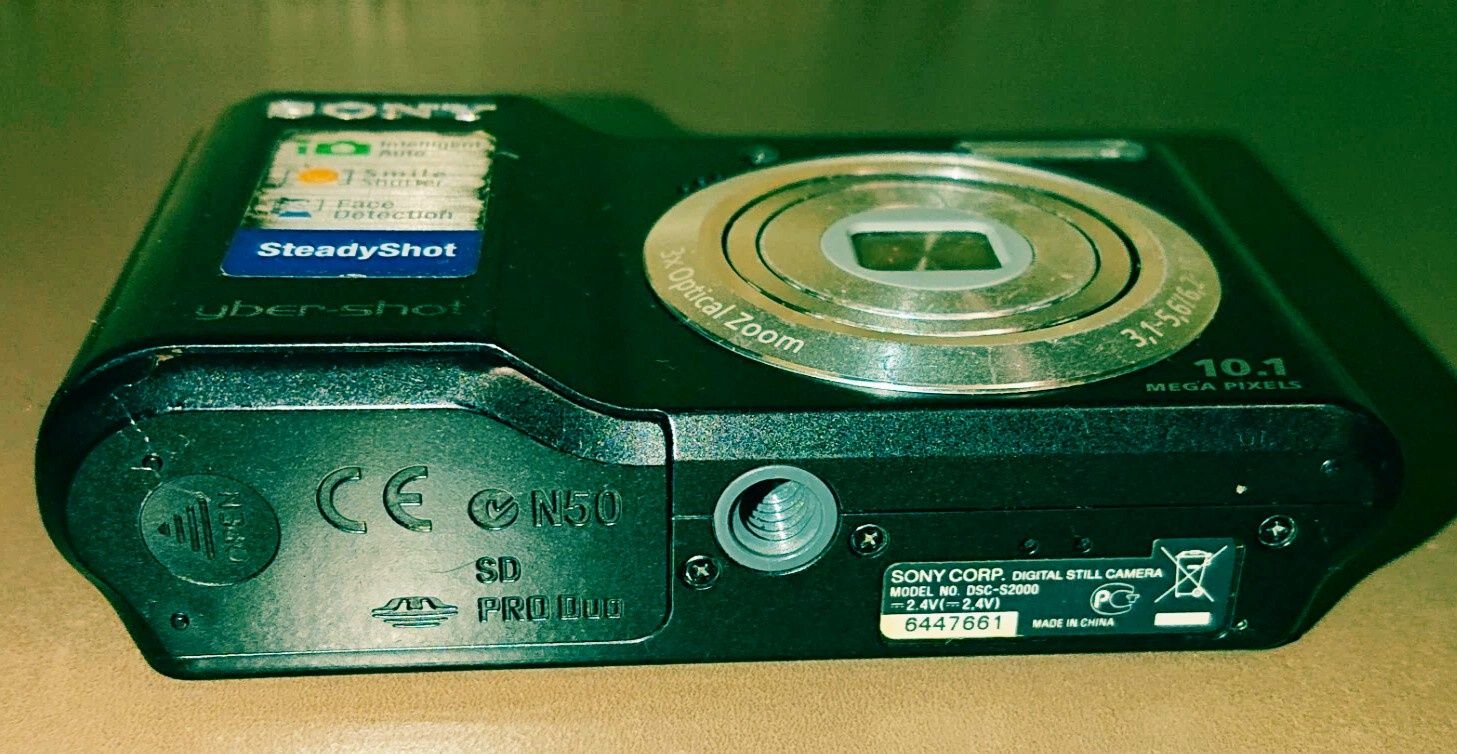 Sony dsc s2000 полностью рабочий