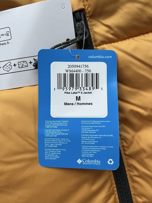 Оригінал Columbia (M-L) Pike Lake 2 Зимова Куртка Пуховик WM4400 Новая