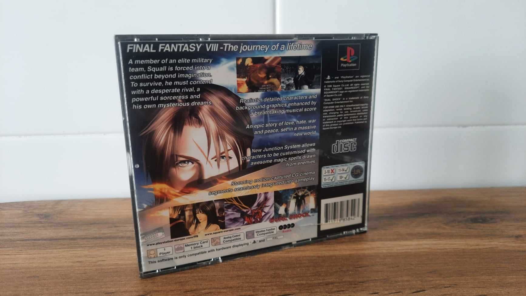 Jogo PS1 Final Fantasy VIII