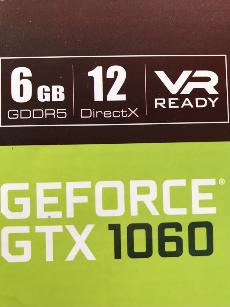 Видеокарта GeForce GTX 1060 GAMING X 6G