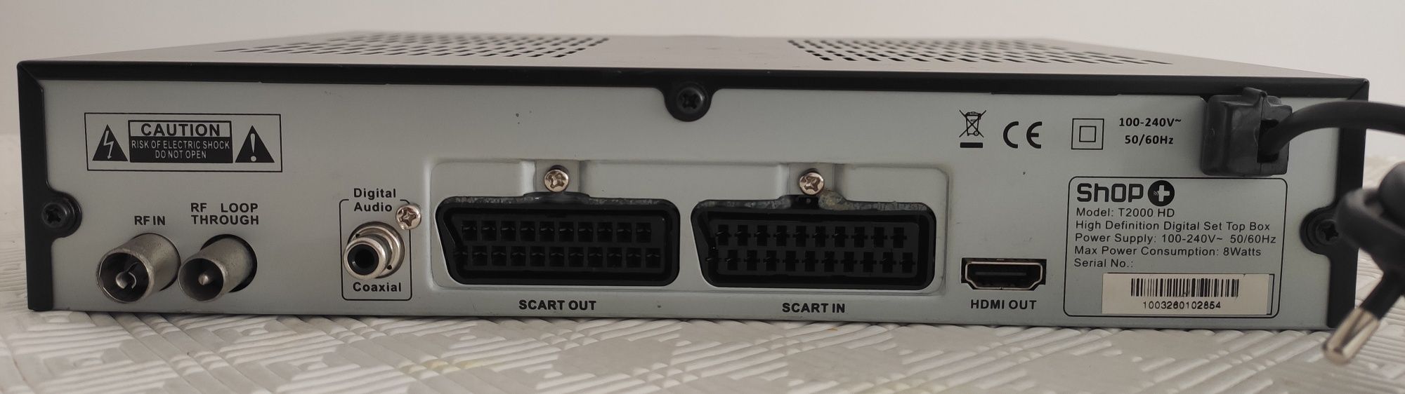 Receptor TDT Shop+ T2000HD