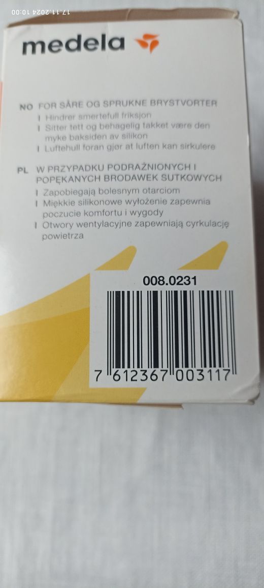 Wkładki laktacyjne na bolące sutki