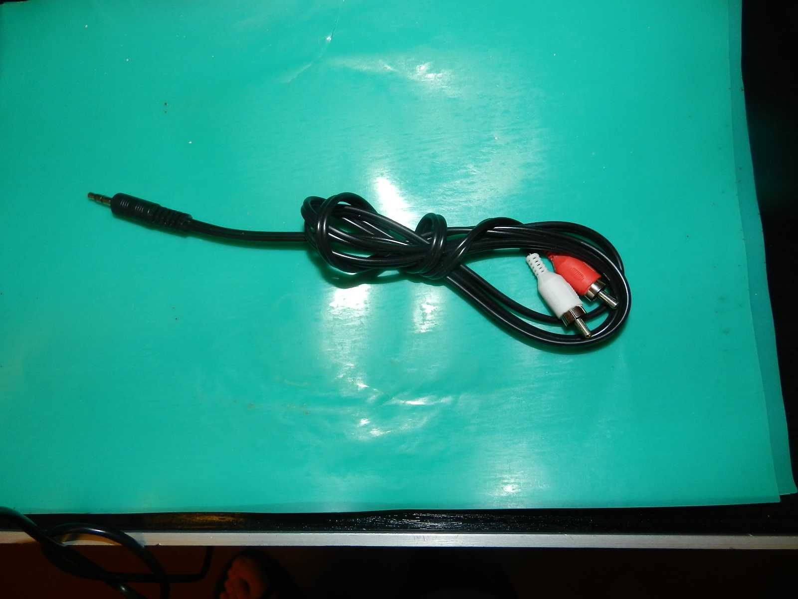mini jack 3,5 mm - 2 RCA ( штекер 3.5 мм - 2 тюльпана )