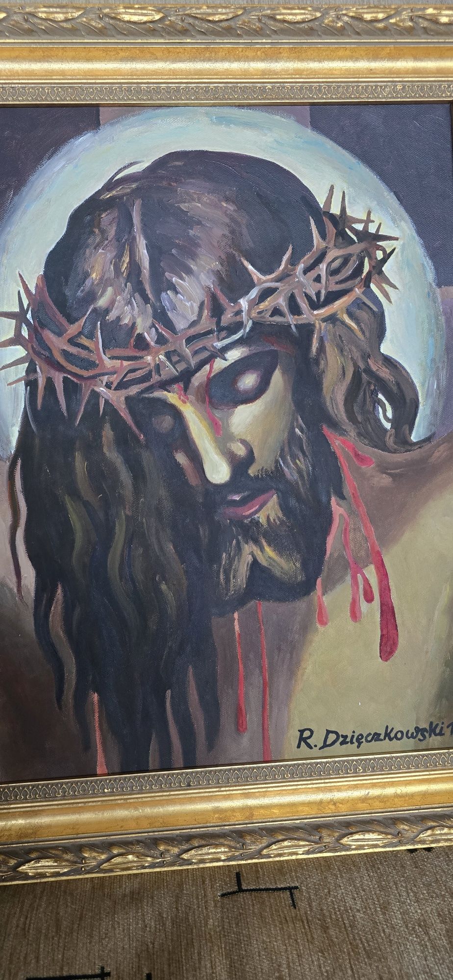 Obraz  Diego Velazgueza "Chrystus " 1999 rok
