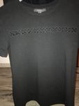 Bluzka czarna, t-shirt Esprit