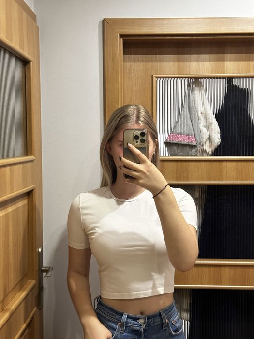 Biala koszulka - zara