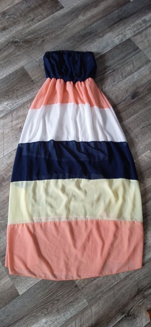 Sukienka maxi pastele