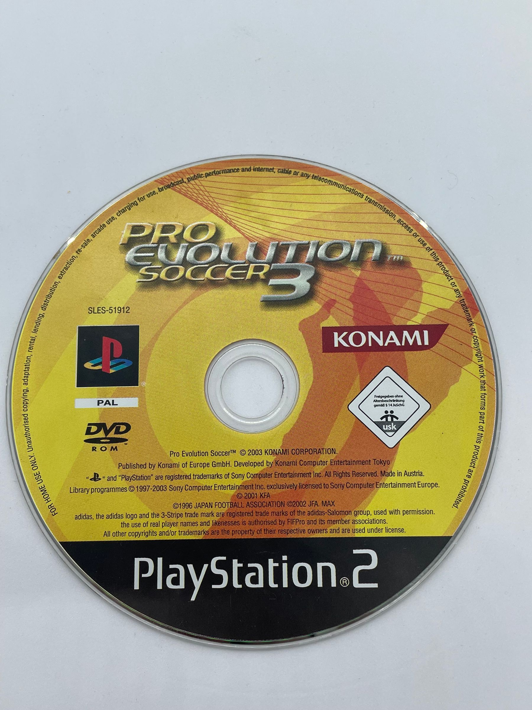 Pro Evolution Soccer 3 PS2 (CD)