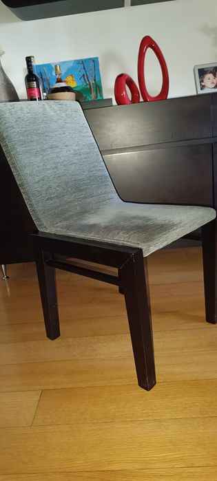 Cadeira de sala em madeira 4 unidades