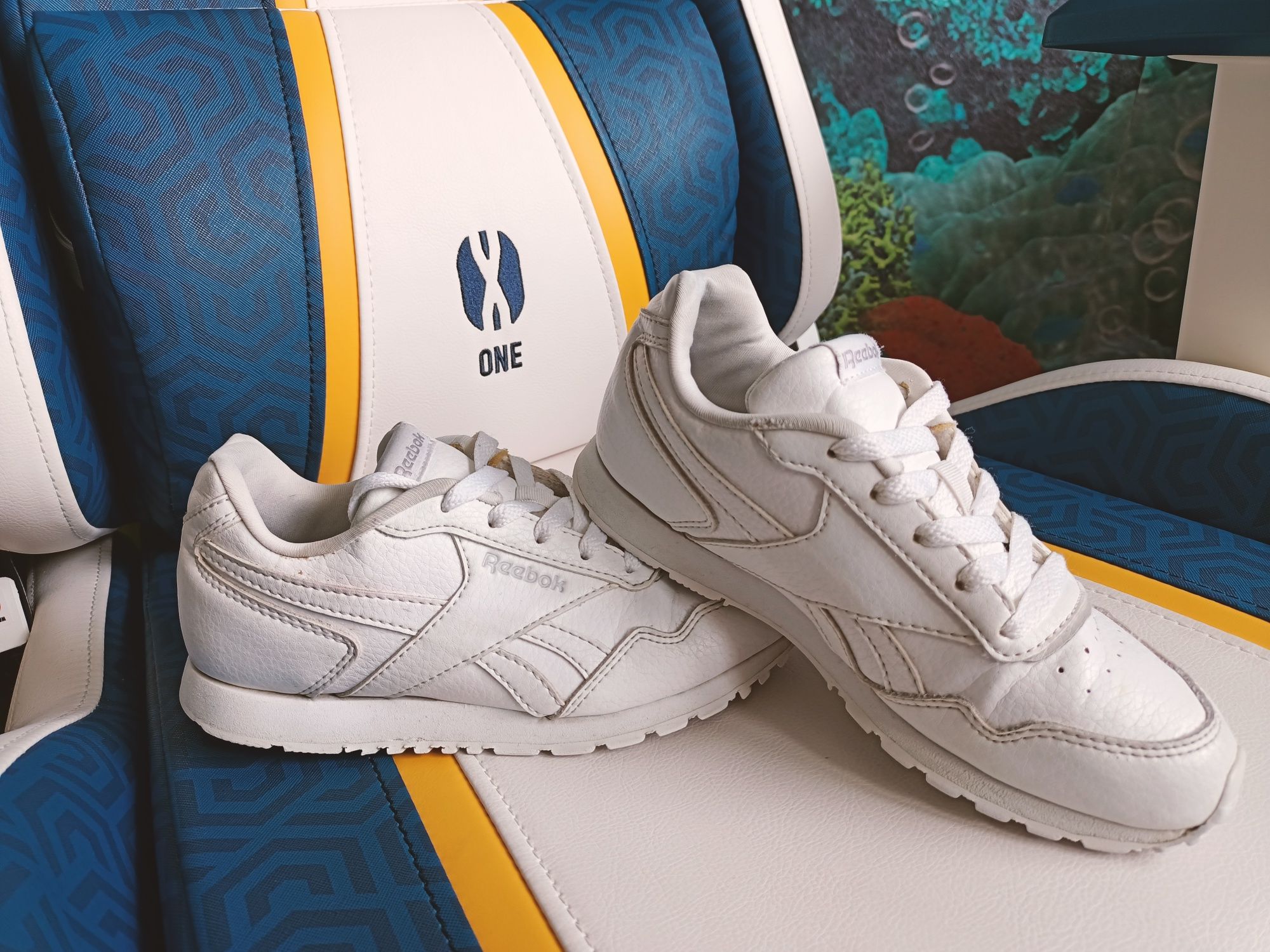 Rozm.32 REEBOK białe adidasy, buty sportowe wkł 20,5 cm