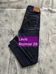 Jeansy granatowe Levis rozmiar 28