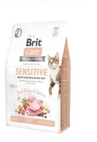Brit Care Cat GF Sensitive Digestion  Delicate Taste індик лососем 7 к