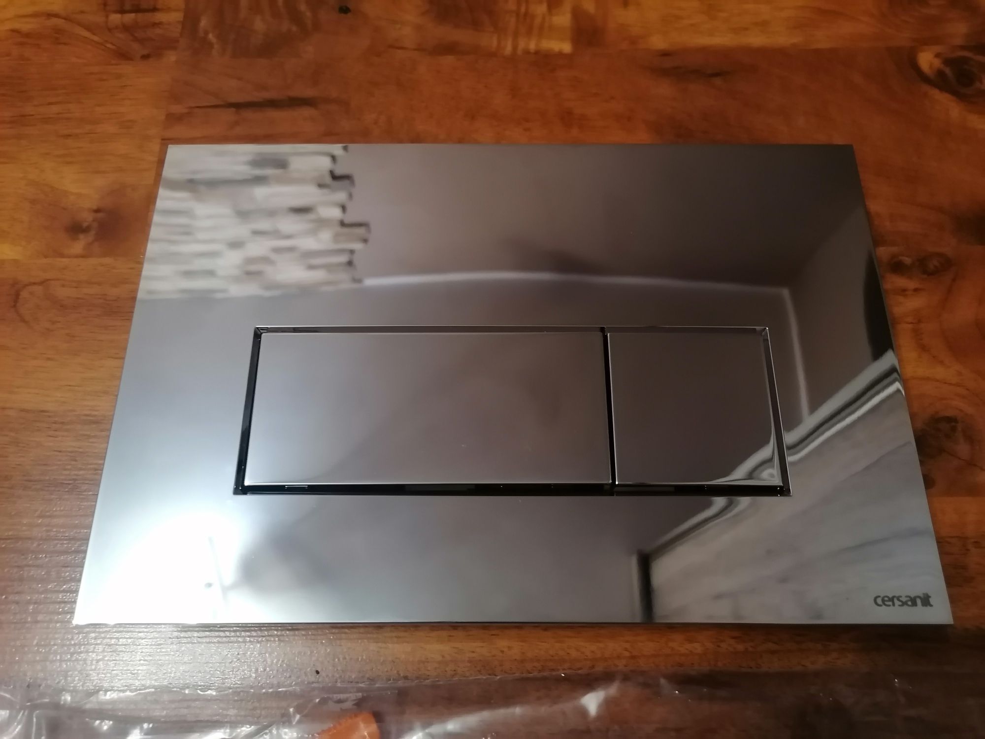 Przycisk do spłuczki podtynkowej Cersanit Opti B1 OPTI B2 Chrome Glass