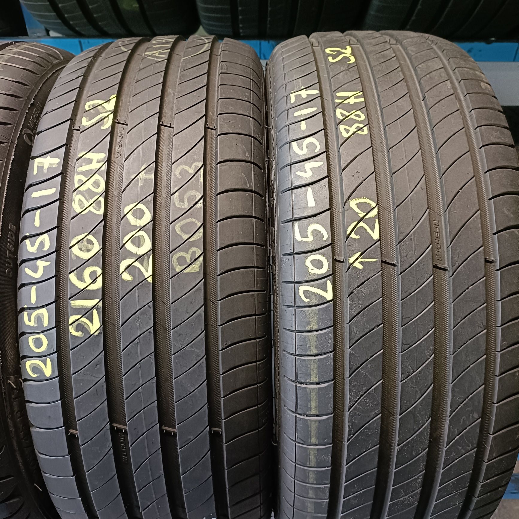 4x 205/45r17 Michelin Primacy 4 z końca 2022r Demo jak nowe