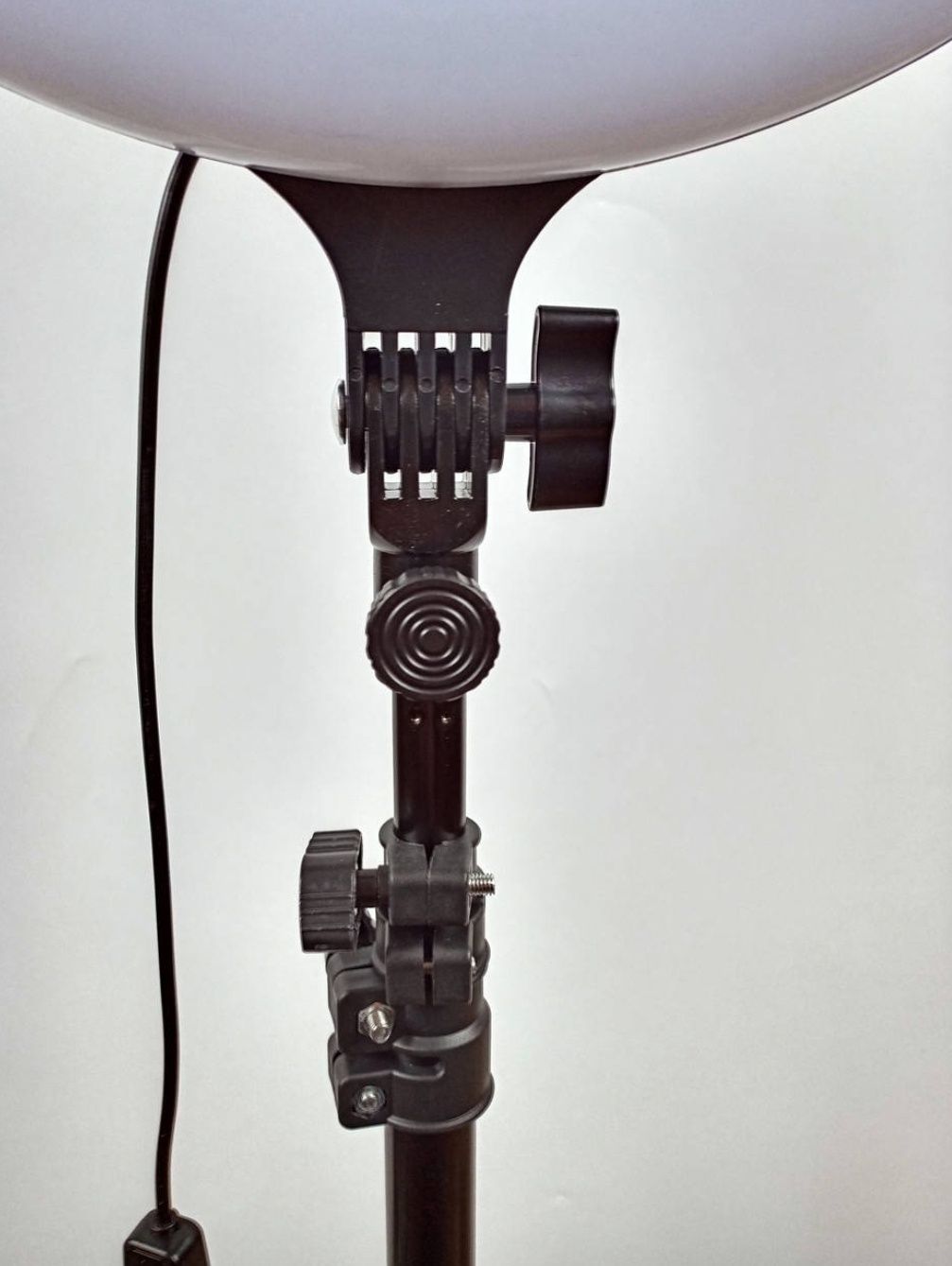 Кольцевая LED-лампа QX-360 36 см 3 крепления + 2м штатив