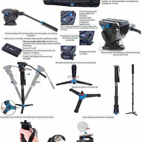 Monopé Benro – Estabilidade Profissional –  NOVO