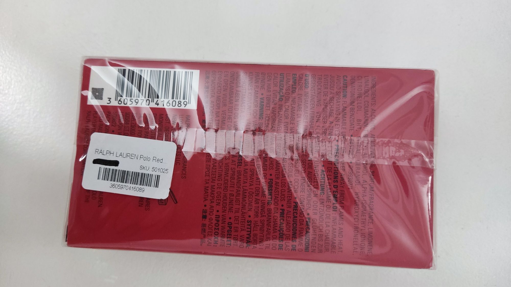 Perfume Polo Ralph Lauren Red