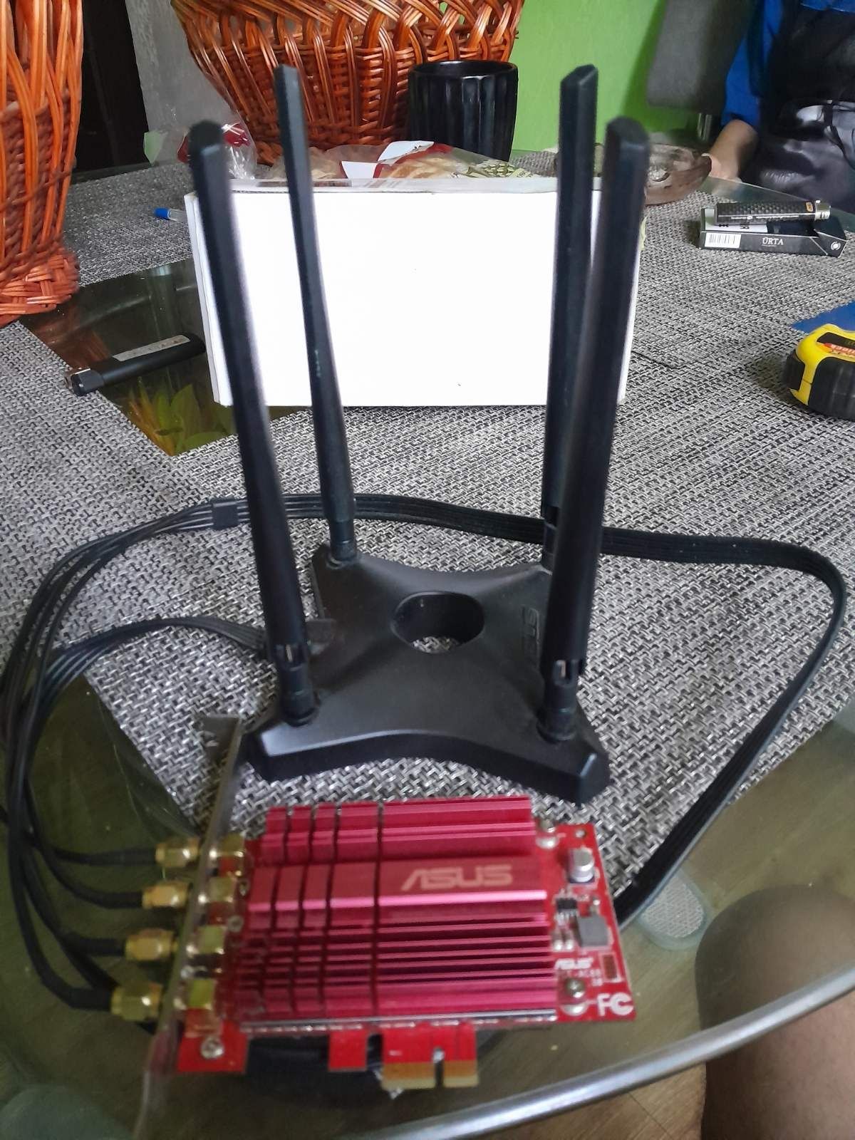 Безпровадной WiFi-адаптер ASUS PCE-AC88 AC3100 PCI Express (PCE-AC88)