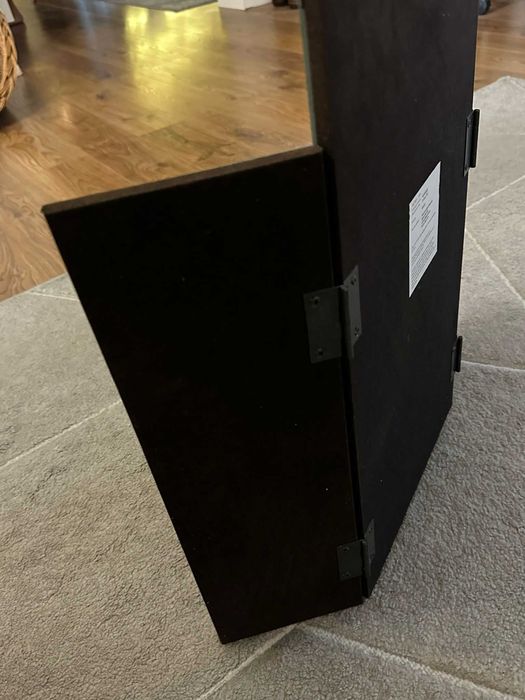 Glamour fazowane lustro 3 skrzydłowe na toaletekę