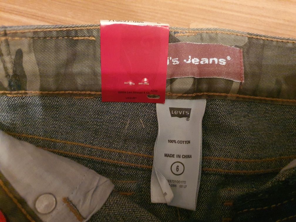 Spodnie Levis - nowe - roz.6 - jeans