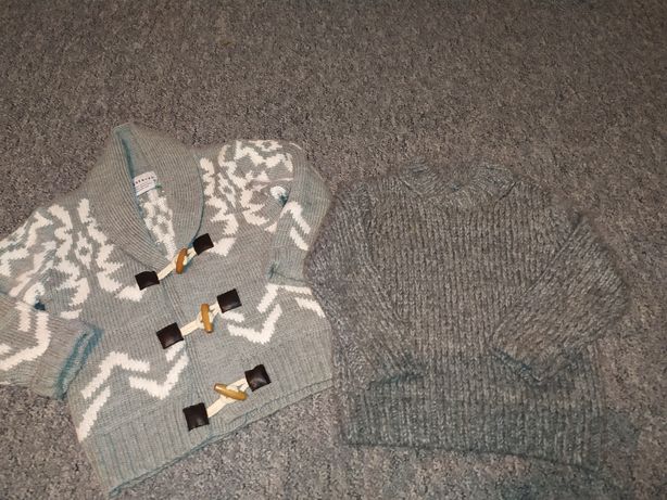 Dwa sweterki rozmiar 98 Reserved i mother care