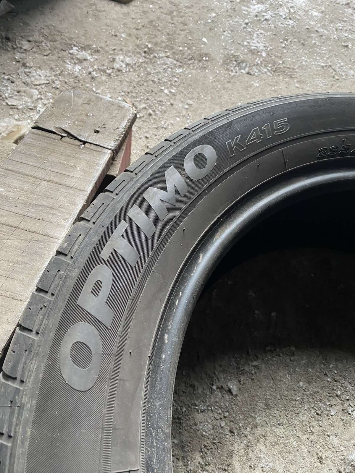 235.55.18 Hankook 4шт лето БУ склад шины резина из Европы 55 R18