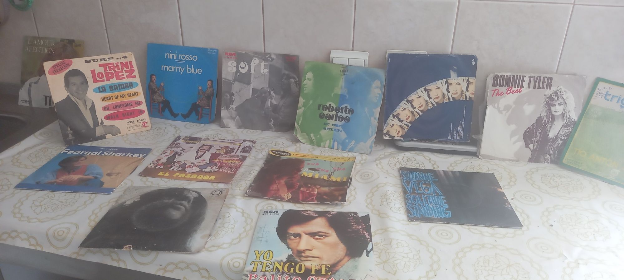 Discos de vinil antigos