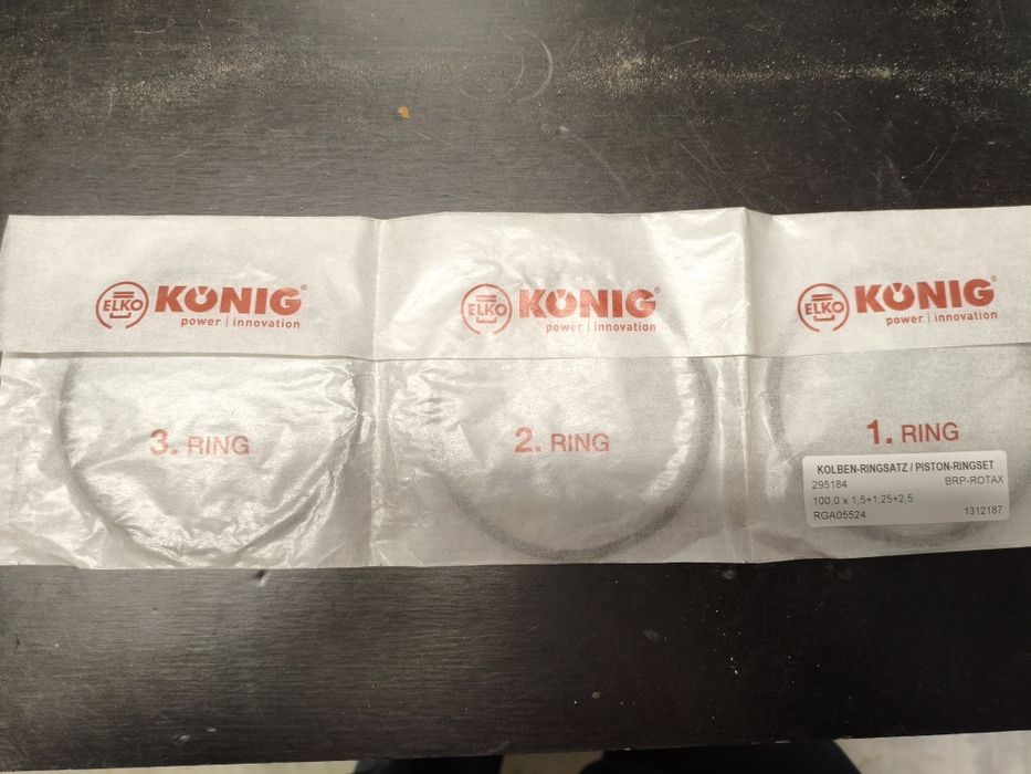 Komplet pierścieni tłokowych BMW F650 Rotax