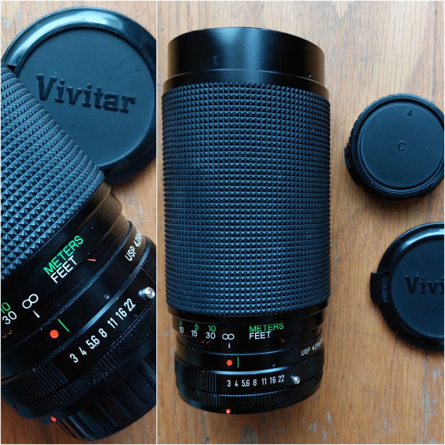 VIVITAR 35-200mm F3.0-4.5 Macro Zoom — Objectiva Manual Made in Japan