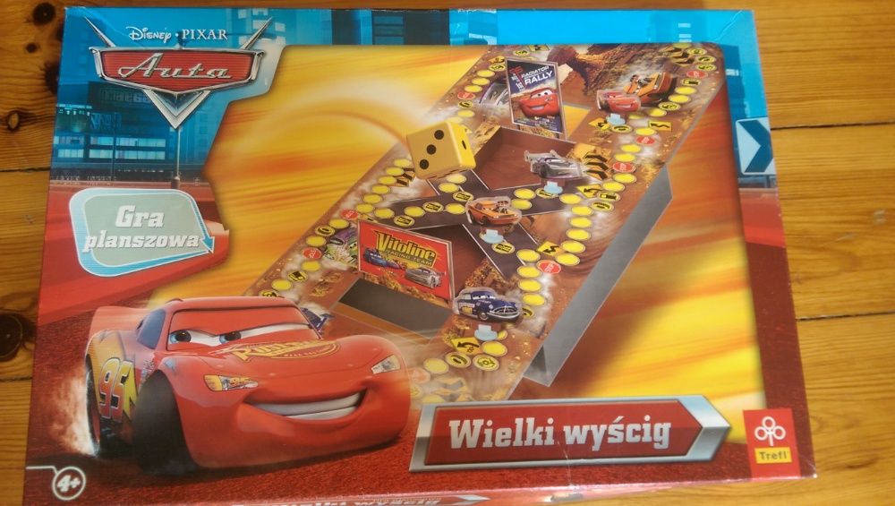 CARS WIELKI WYŚCIG, gra planszowa, Trefl