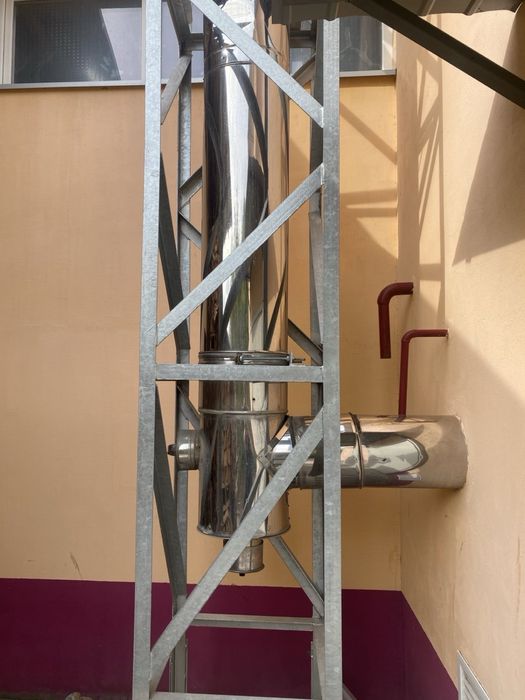 Труба димохідна нерж 6м