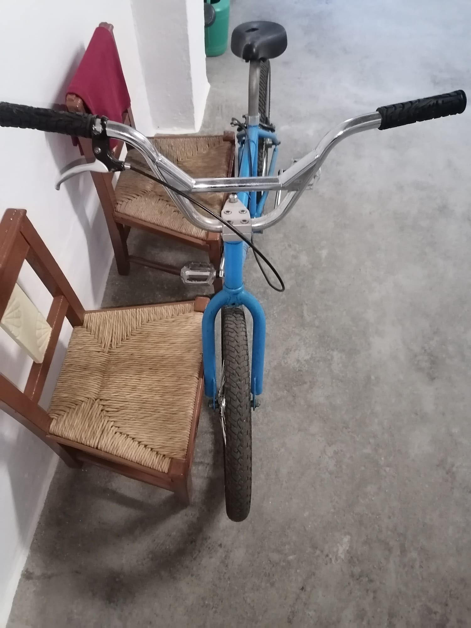 bmx vintage com volante de alumínio extra