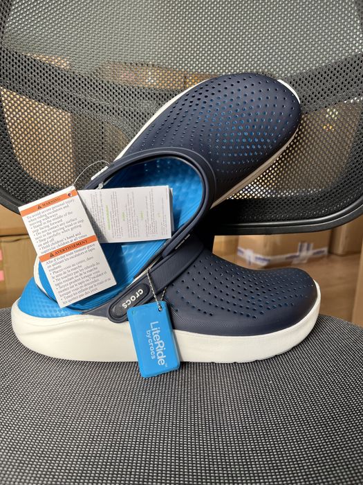Крокси LiteRide Crocs navy сині чоловічі і жіночі