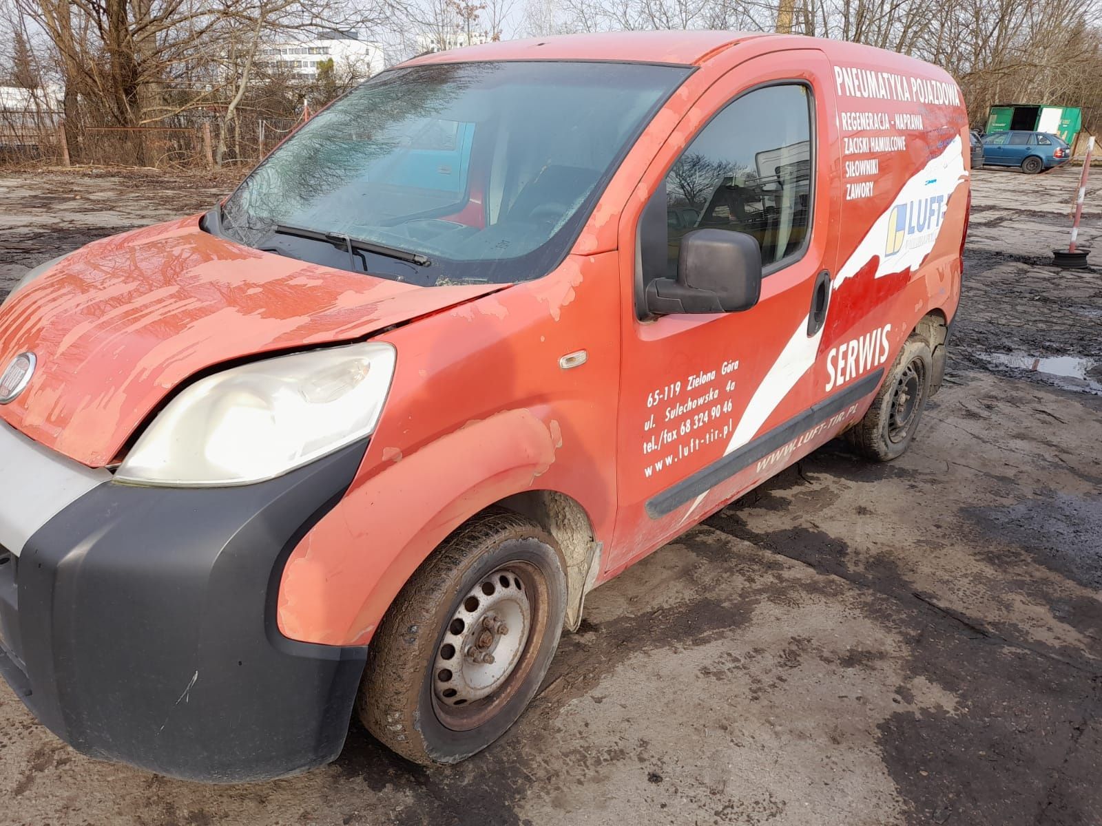 Fiat Fiorino 2008r. 1.3 diesel 55kW/75KM maska przód 80