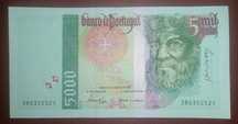 Nota 5000 escudos