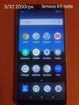 Смартфон  Lenovo k9 note