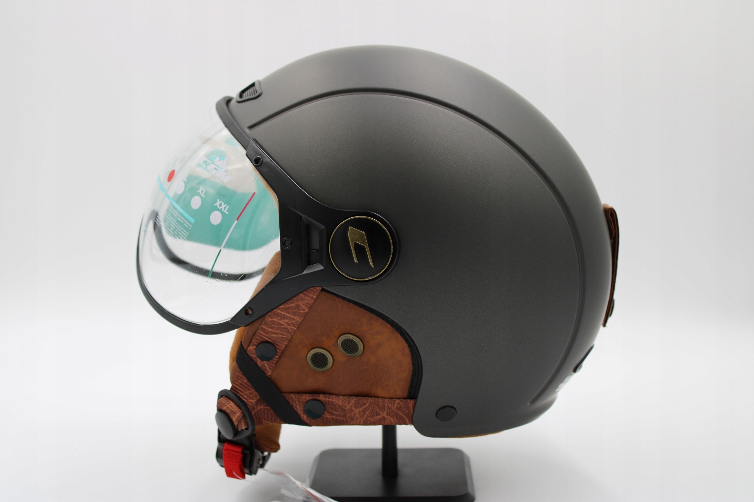kask rowerowy cgm vintage nero ebi r. m