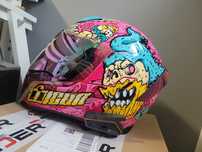 Kask motocyklowy icon airflite z interkomem