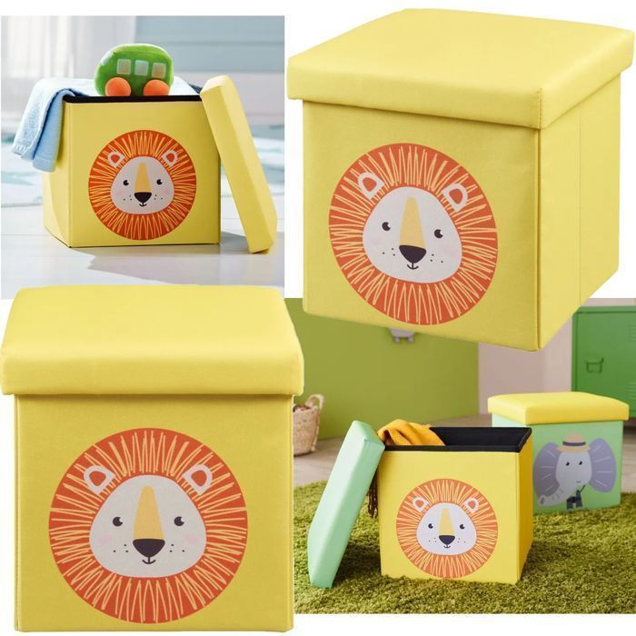 Puf Pufa Pojemnik Na Zabawki Dla Dzieci Livarno Home Zoo - Lew