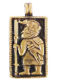 Skandynawski amulet, wisiorek z epoki Vendel, VI-VII wiek (replika)